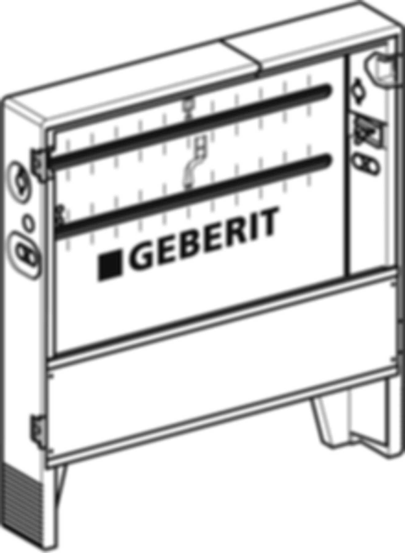 PushFit Verteilerschrank 75x49 cm