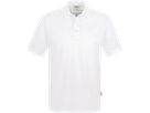 Poloshirt Performance Gr. L, weiss - 50% Baumwolle, 50% Polyester