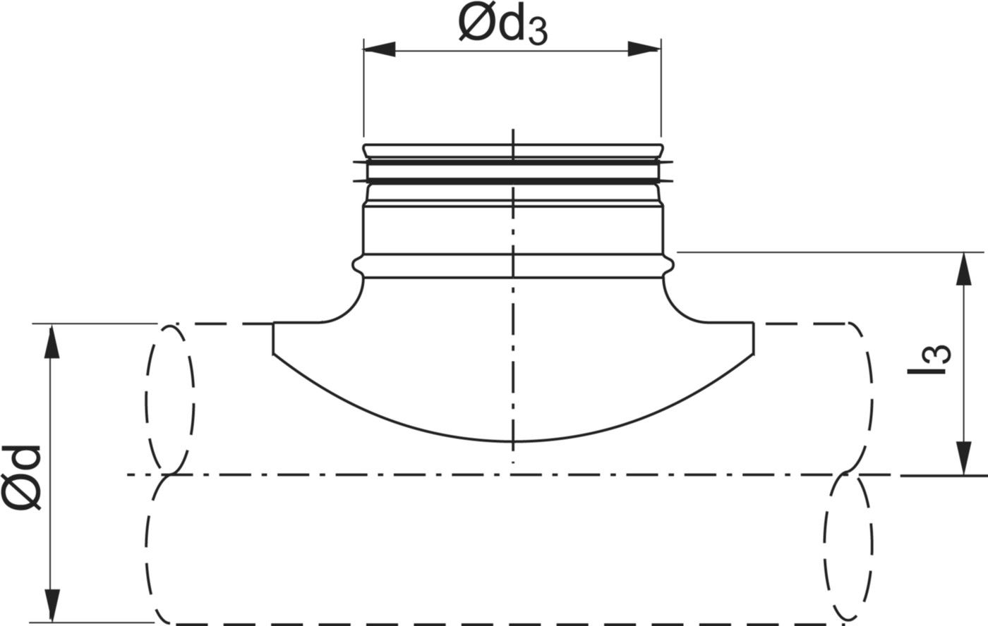Sattelstück PSU-V - gepresst