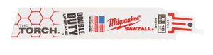Säbelsägeblatt Milwaukee TORCH Bi/Kobalt - 230x1.4mm, 18Z, 5-11mm Stahl/Inox, 5er