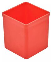 Einsatzboxen Kunststoff 2B1, rot - 54 x 54 x 63