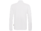 Longsleeve-Poloshirt HACCP-Perf. L weiss - 50% Baumwolle, 50% Polyester