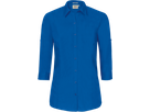Bluse Vario-¾-Arm Perf. Gr. S, royalblau - 50% Baumwolle, 50% Polyester, 120 g/m²