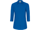 Bluse Vario-¾-Arm Perf. XS royalblau - 50% Baumwolle, 50% Polyester, 120 g/m²