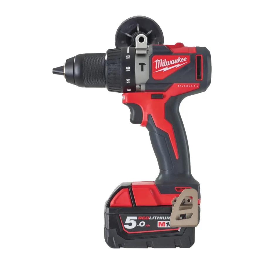 Akku-Schlagbohrschrauber Milwaukee - M18BLPD2-502X, 2 x 5.0 Ah.