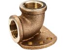 Winkel Rotguss 90° mit Flansch