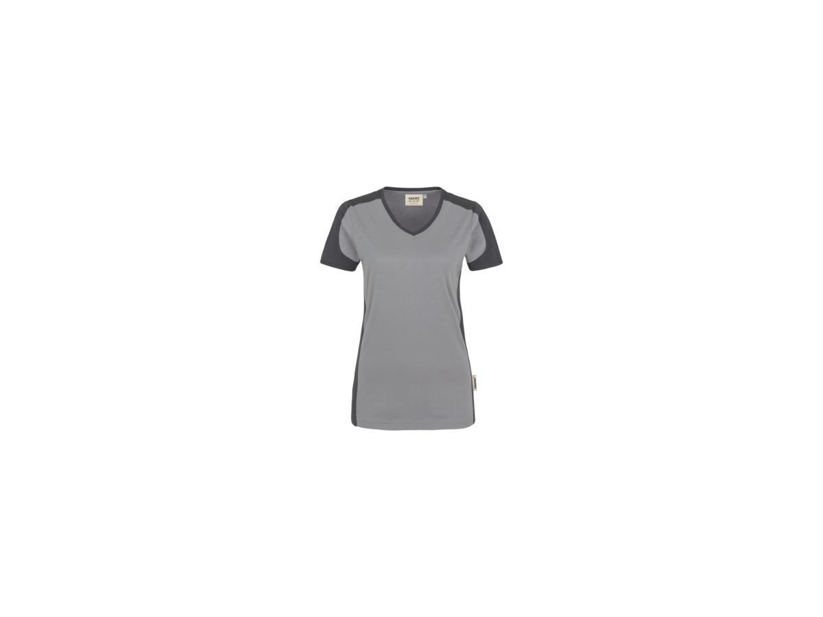 Damen-V-Shirt Co. Perf. 3XL titan/anth. - 50% Baumwolle, 50% Polyester, 160 g/m²