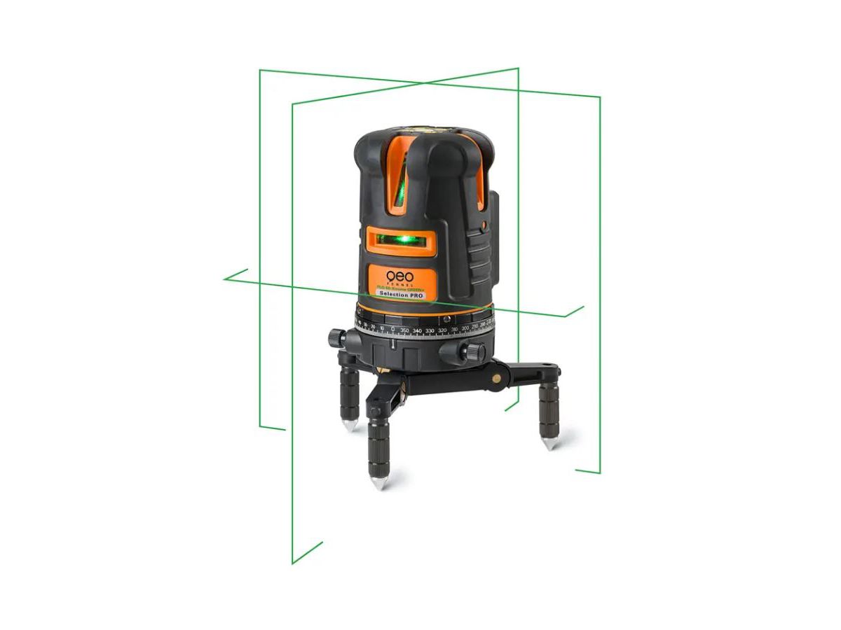 Kreuzlinien-Lot-Laser-Sätze FLG 66-Xtrem - +/- 2 mm/10m Radius: 40m, IP65,Lotpunkt