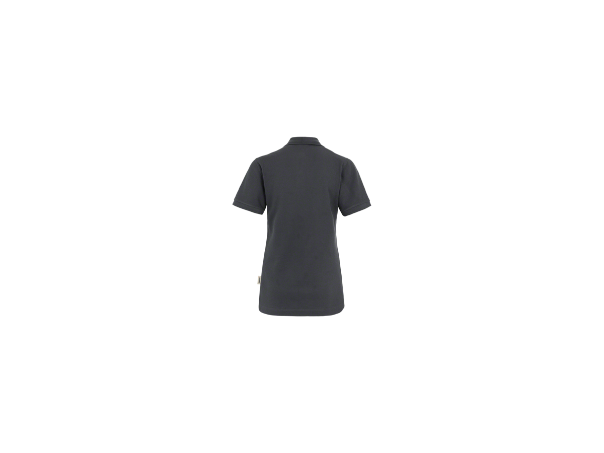 Damen-Poloshirt Top Gr. L, anthrazit - 100% Baumwolle, 200 g/m²