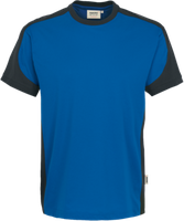 T-Shirt Contrast Perf. 2XL royalb./anth. - 50% Baumwolle, 50% Polyester