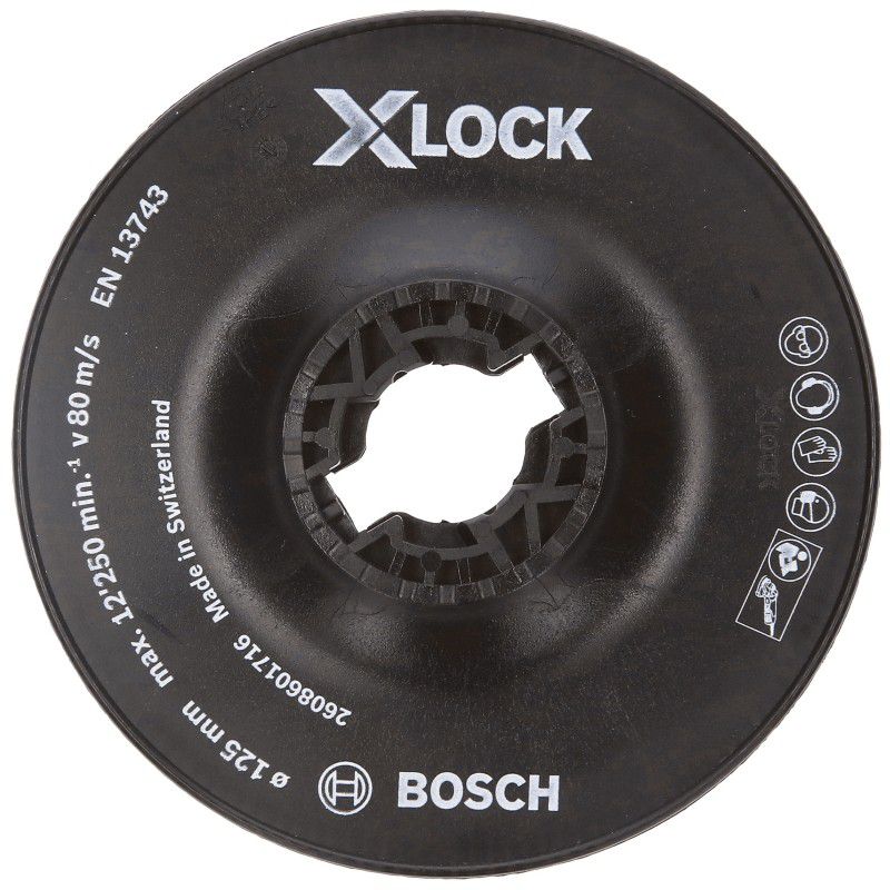 X-Lock Stützteller 125 mm hard - Bosch