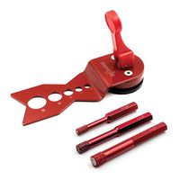 Trockenbohrer MARCRIST PG750X Set 6/8/10 - plus Anbohrhilfe und Fixierplatte