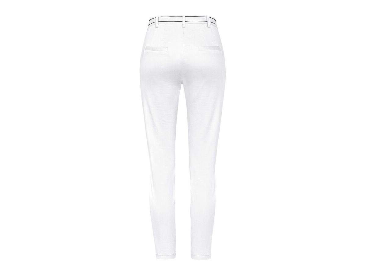 Damen 7/8-Hose Stretch, Gr. 2XS - weiss