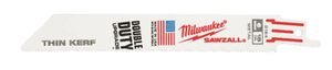 Säbelsägeblatt Milwaukee THIN KERF - 300x1.4mm, 18Z, 1.5-8mm Stahl / 5er