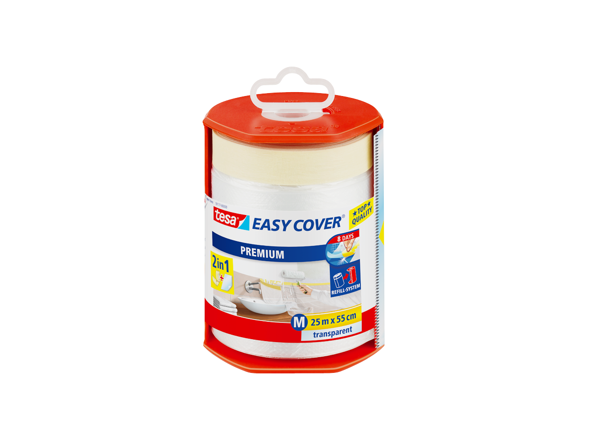 Abdeckfolie TESA Easy Cover Premium - mit Abroller