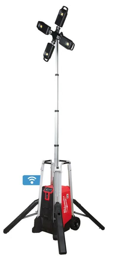 MX FUEL Akku-Leuchte MXF TL-601, 6.0Ah - Milwaukee Netz-Akku Betrieb bis 27000Lu.