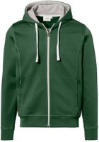 Kapuzenjacke Bonded, Gr. 2XL - tanne/silber