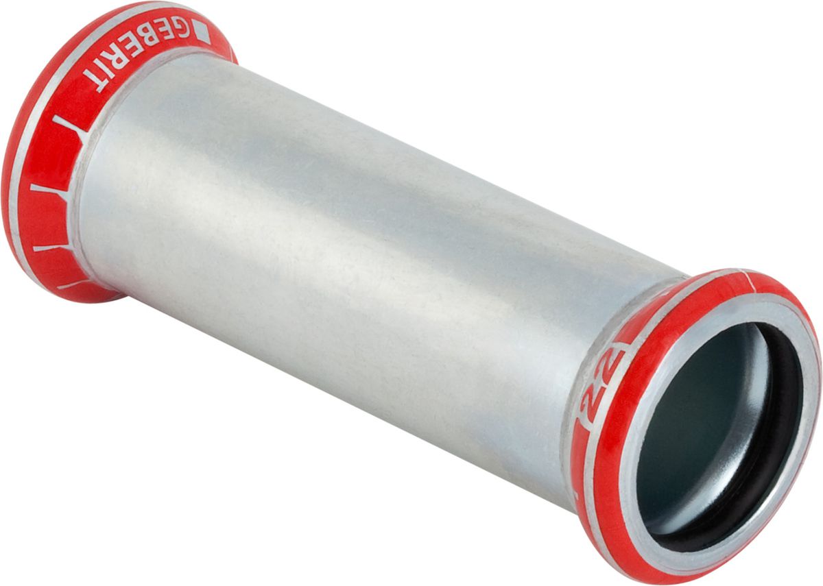 Mapress C-Stahl Langmuffe