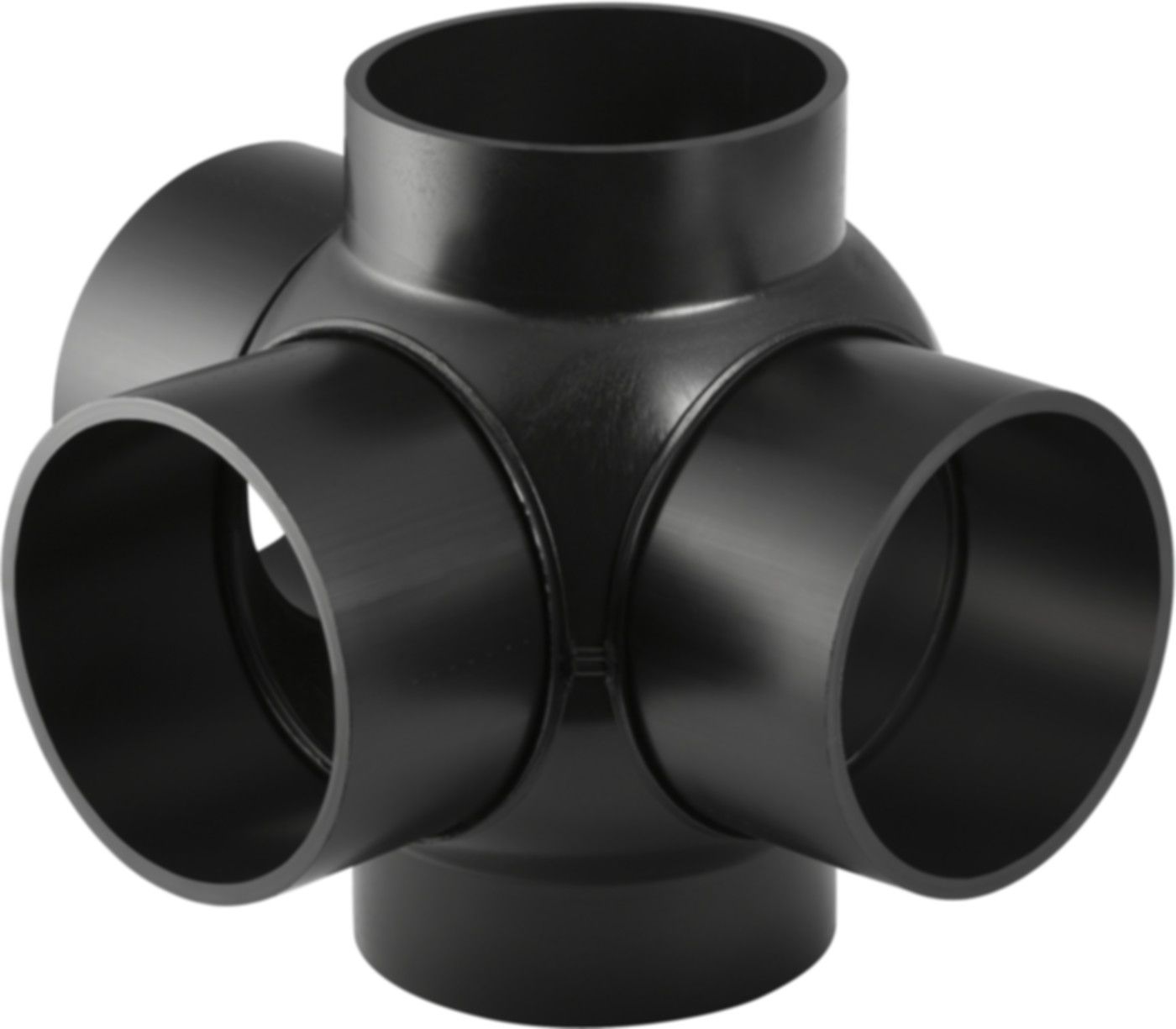 Geberit PE Mehrfach-Abzweig  90° - 3-teilig