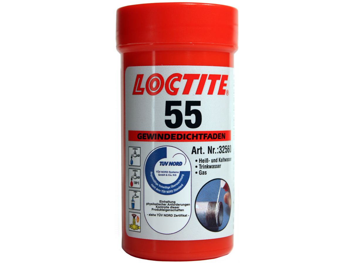 Gewindedichtfaden Loctite 55 - 160 m
