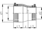 HDPE-Reduktion ELGEF 110/90 mm