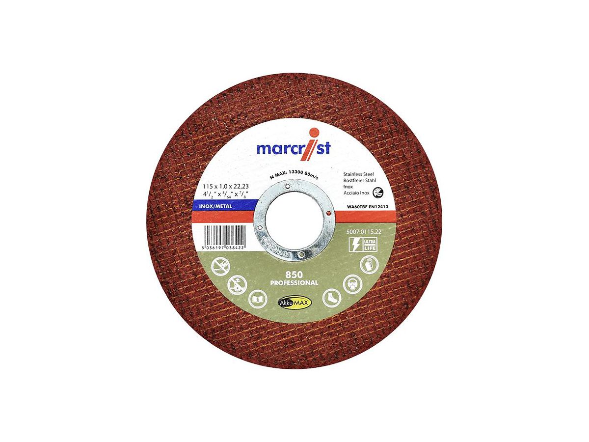 Ultradünn Metall 230x22.2mm - Marcrist