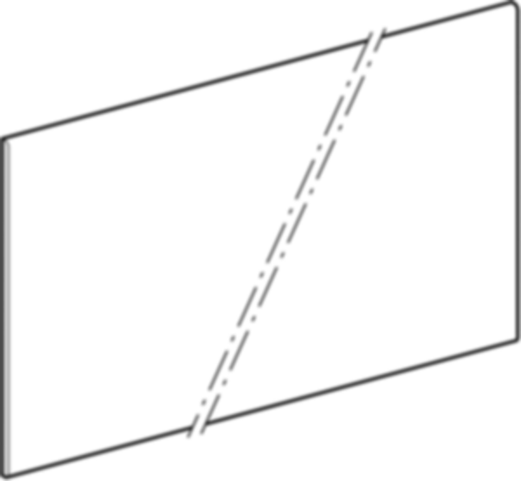 Geberit-Duofix - Duofix Paneel - 60 x 200 x 1.8 cm  (Palette à 20 Stk.)
