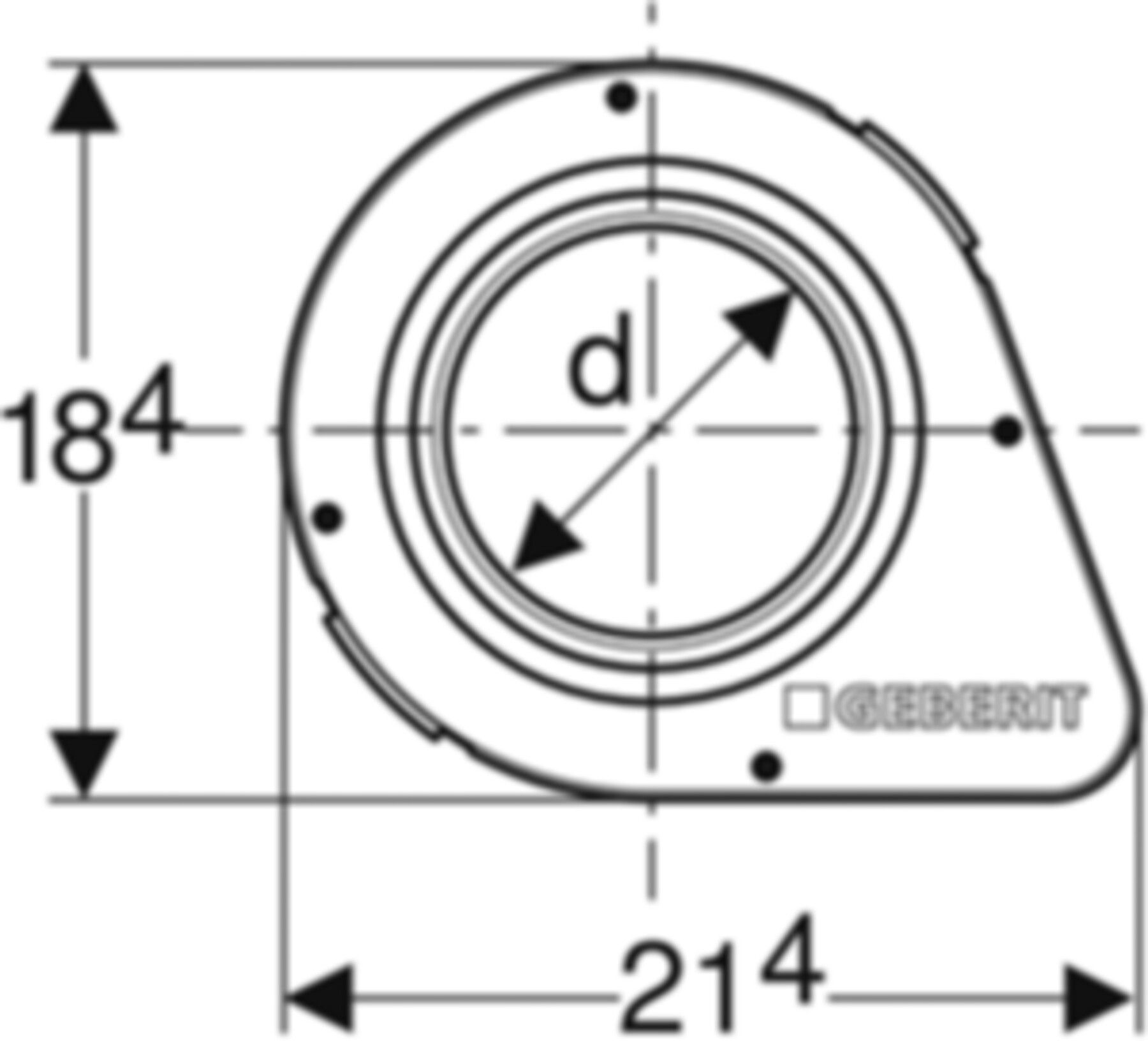 Geberit Schalungsschoner für Geberit - Entwässerungssystem, schallentkoppelt
