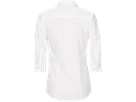 Bluse Vario-¾-Arm Perf. Gr. 6XL, weiss - 50% Baumwolle, 50% Polyester, 120 g/m²