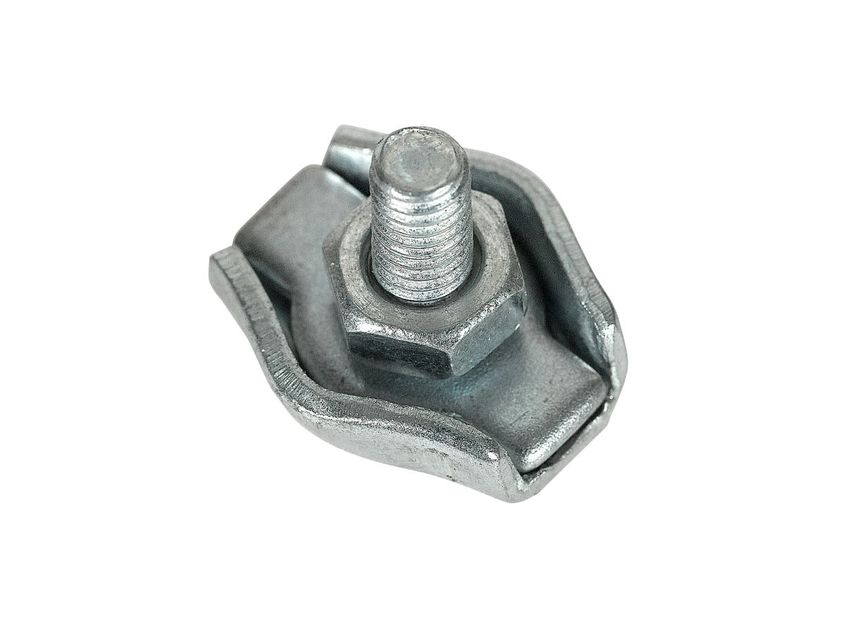 Simplexklemme Seil MEISTER Stahl verz.