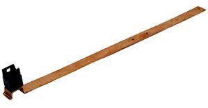 Leitungshalter für Flachziegel Cu/Inox - 6-10 mm (zum Nageln)