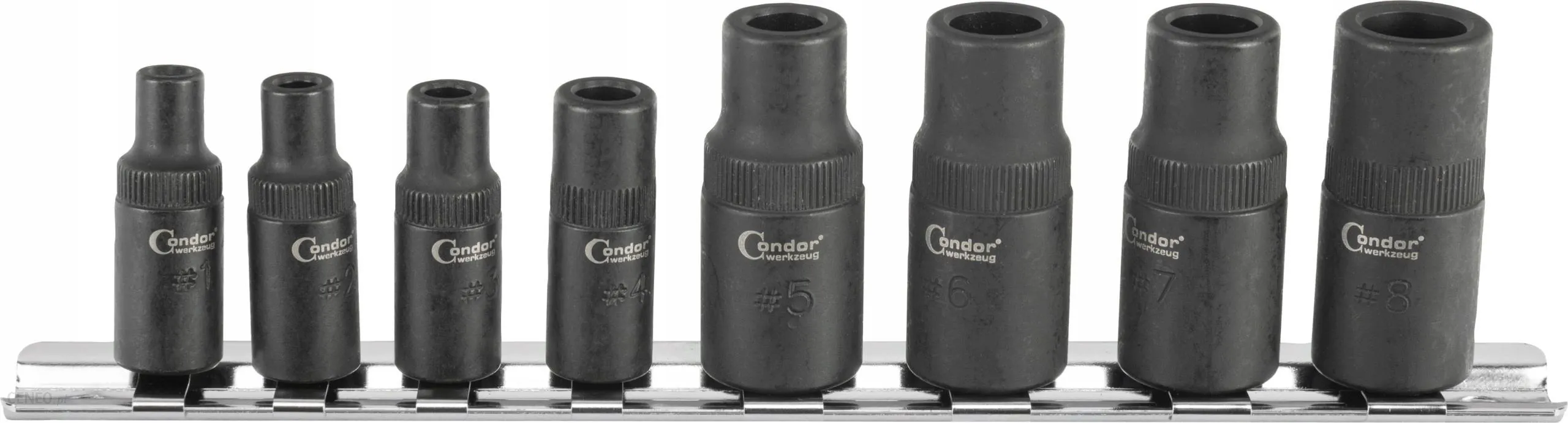 Gewindebohrer-Halter-Satz 1/4+3/8" - Condor, 8-tlg.