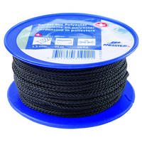 PES-Kordel 1.5mm/30m schwarz - Spule à 30m