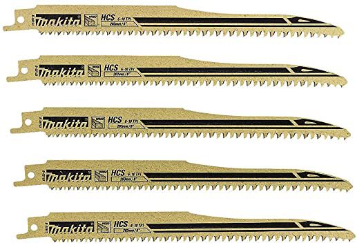 Reciprosägeblätter für Holz 5 Stk.