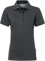 Damen-Poloshirt Cotton-Tec 2XL anthrazit - 50% Baumwolle, 50% Polyester
