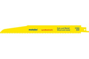 Säbelsägeblatt METABO 225 x 1.6 mm - Demolition Wood+Metall, 5 Stk.