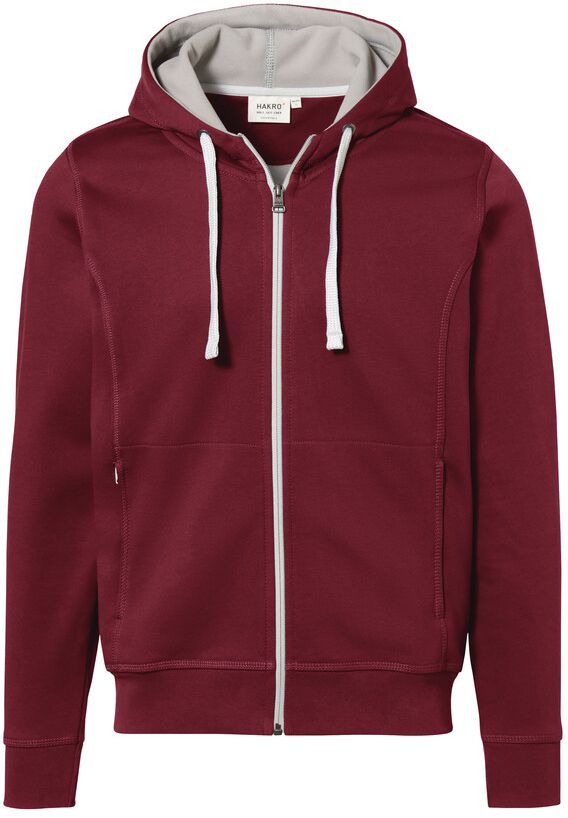 Kapuzen-Jacke in Bonded-Qualität - 45 % Baumw. 55 % Polyest. Gr. XS-3XL