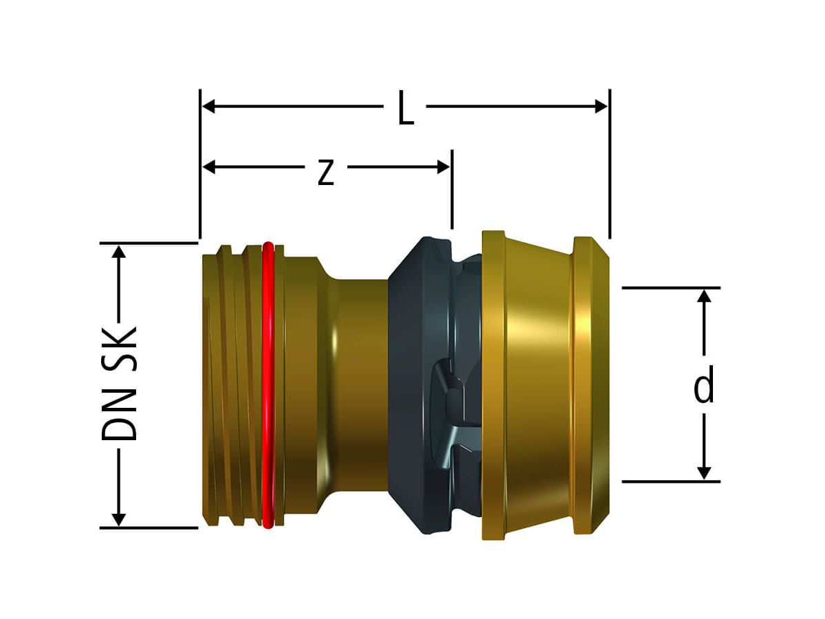 Übergang zu Schnellkupplung, auf Optifle - auf Optiflex-Flowpress