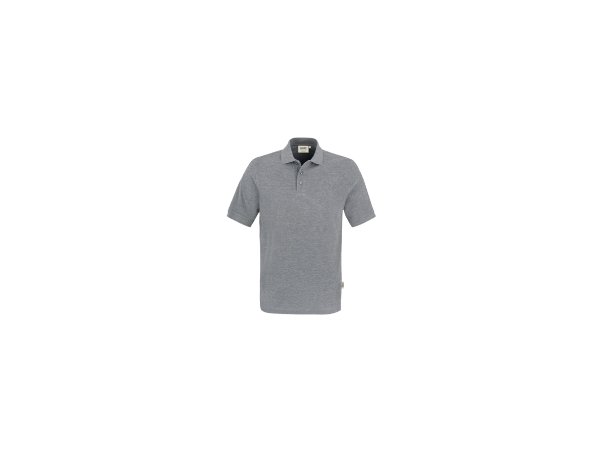 Poloshirt Classic Gr. M, grau meliert - 85% Baumwolle, 15% Viscose, 200 g/m²