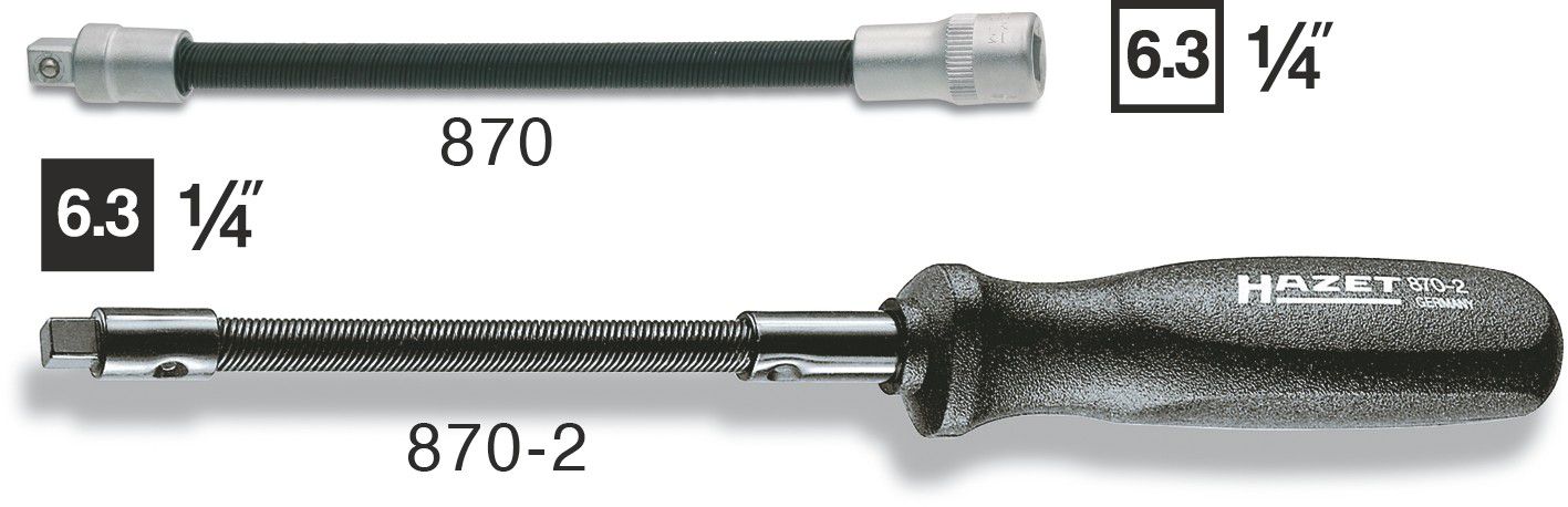 Biegsame Verlängerung 870 HAZET - 1/4"