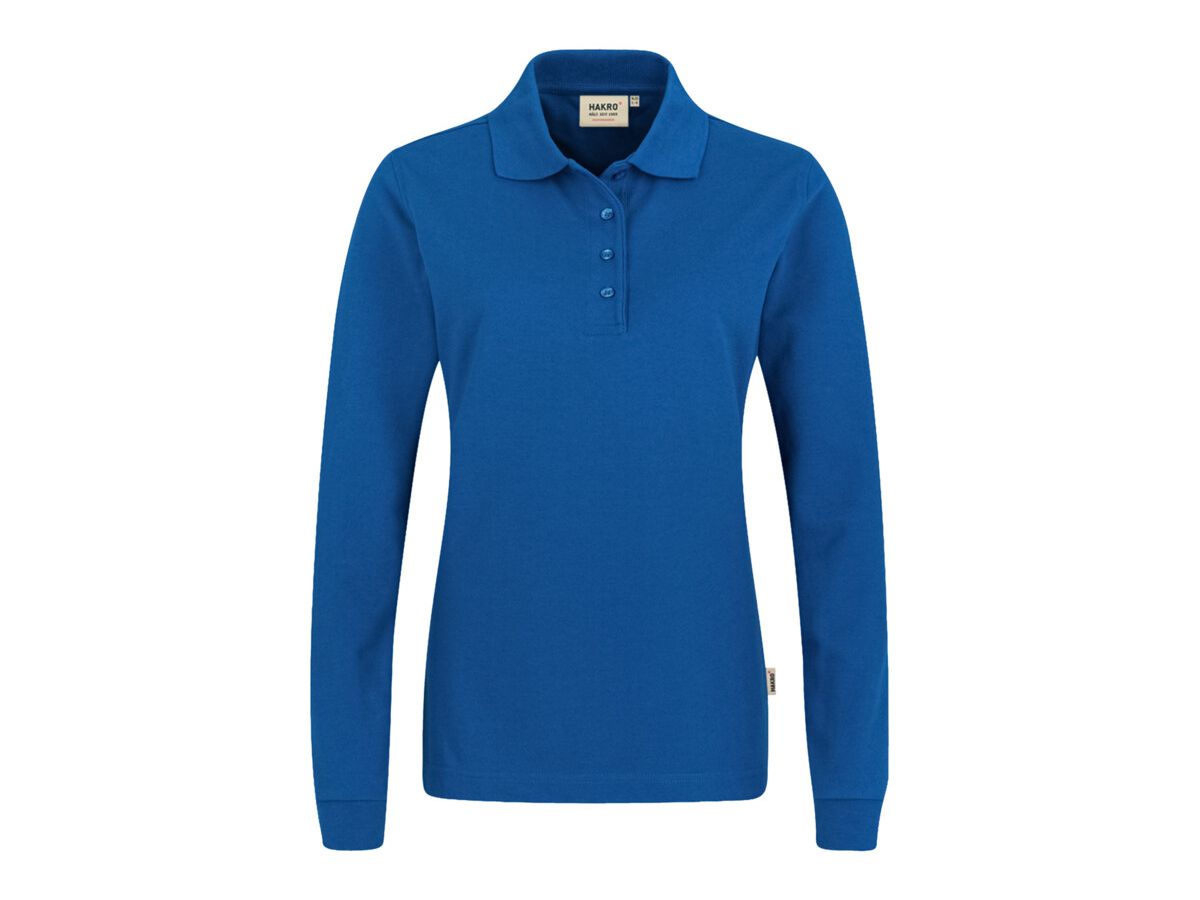 Poloshirt langärmelig Einlaufvorbehand. - 50 % Baumw. 50 % Polyester, Gr. XS-6XL