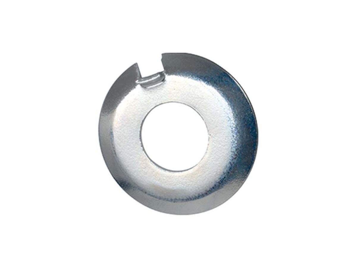 Sicherungsbleche mit Nase DIN 432 - Stahl verzinkt blau chromatiert