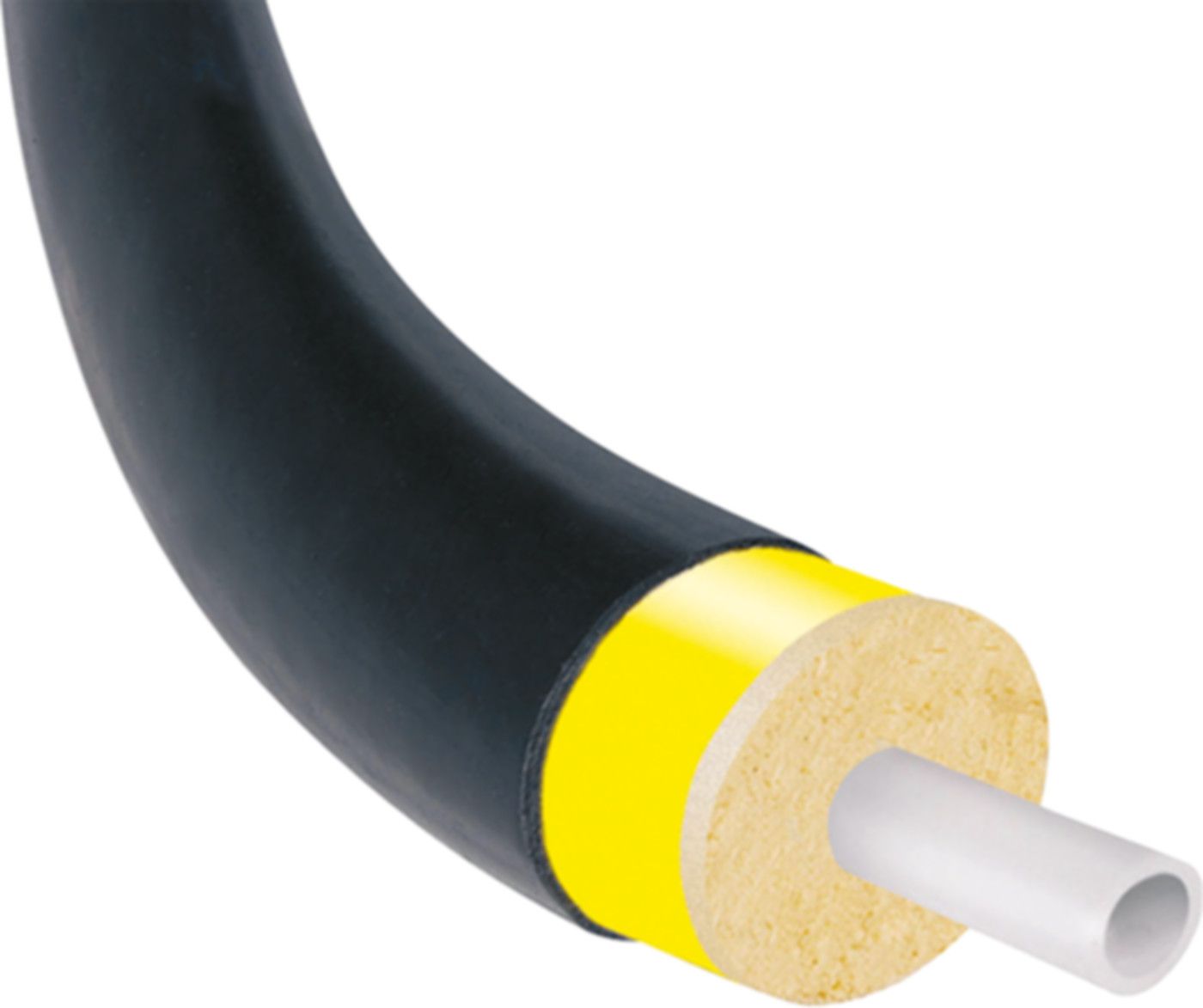 Fernwärmeleitungen ALLOTHERM Isopex - Einzelrohr für Sanitär