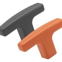 T-Griffe Elesa L.652 - Thermoplast orange RAL 2004