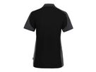 Poloshirt Mikralinar Contrast Gr. XL - schwarz/karbongrau