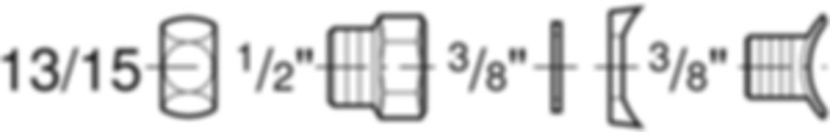 Geberit Anschlussstück Messing - für Kupferrohr