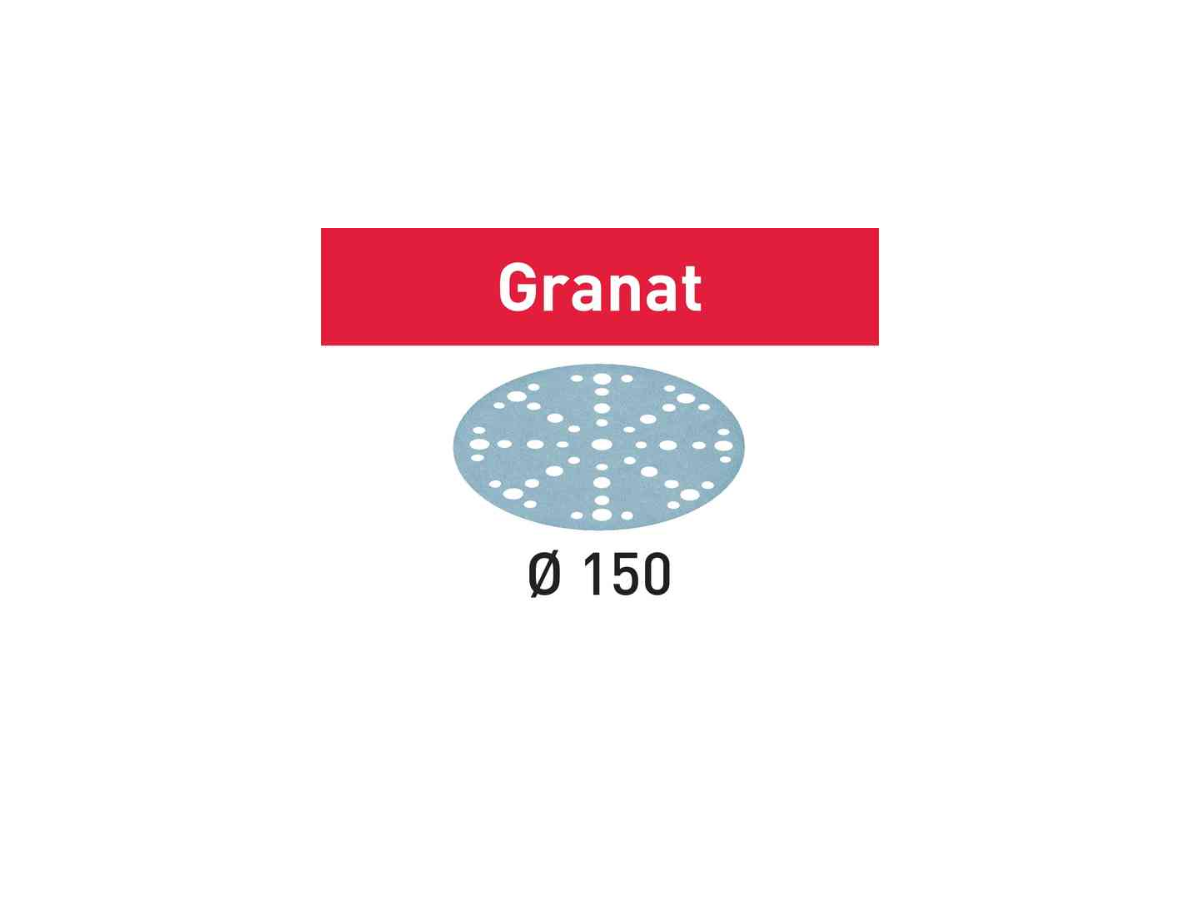 Schleifscheiben 150/48 Korn 180 - Festool Granat, (Pack à 100 Stk.)