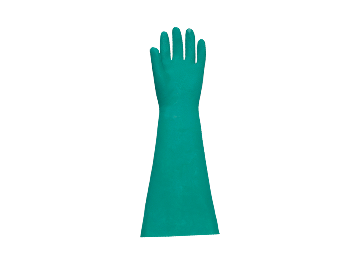 Chemie-Schutzhandschuhe MAPA aus Nitril - Wandstärke 0.50 mm, grün