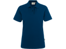 Damen-Poloshirt Top Gr. S, marine - 100% Baumwolle, 200 g/m²