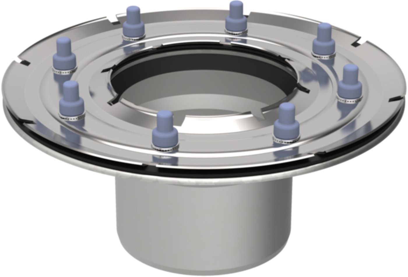 Geberit Aufsatz Pressdichtungsflansch - zu Bodenablauf 13 x 13 cm